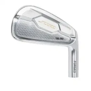Golf club iron with honeycomb pattern