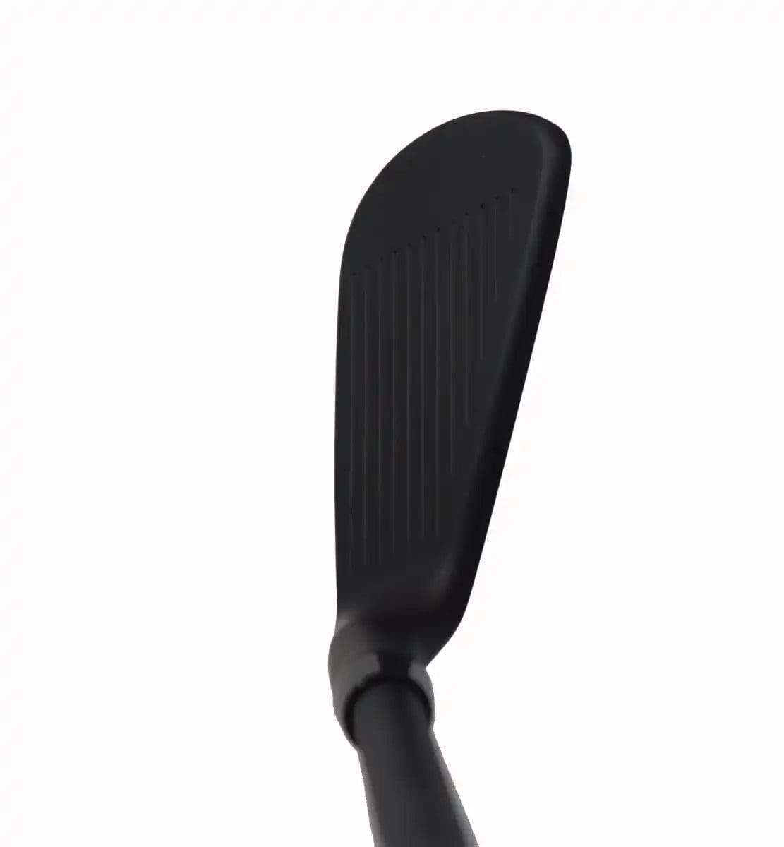 Nonstick black spatula close-up