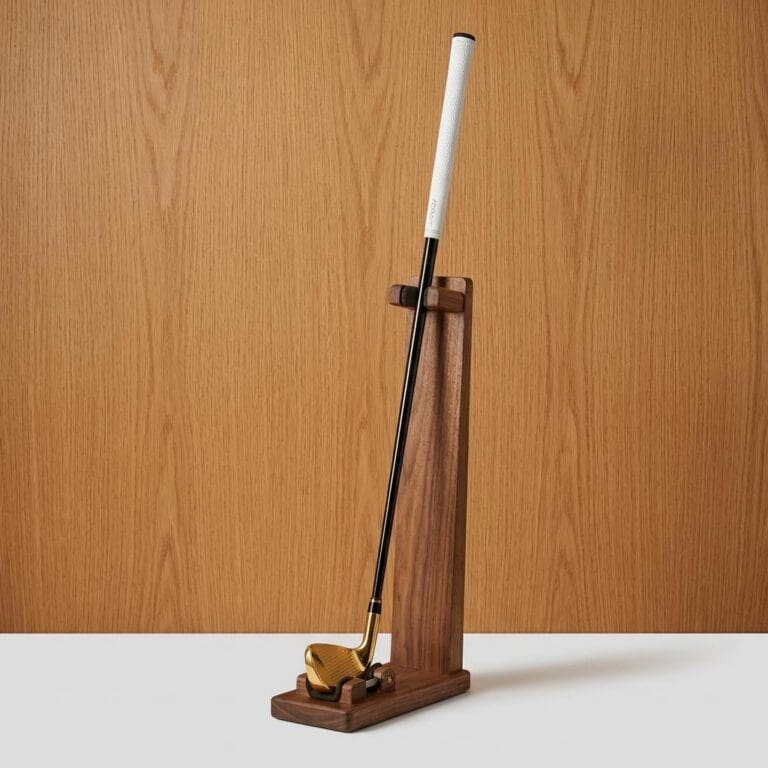 Scott Golf classic build displayed on a wooden golf club rack — DSC03153 0150 edited 1 scaled
