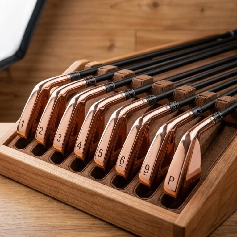Scott Golf classic build displayed on a wooden golf club rack — imgi 35 645784121 18567367777017105 5302684721125650369 n