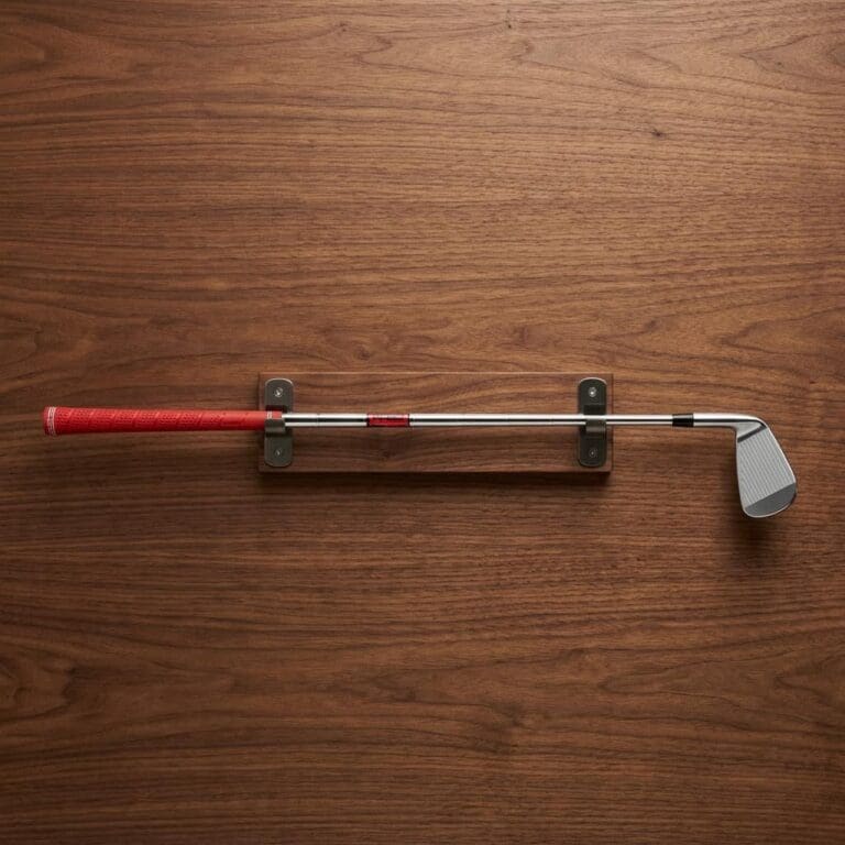 Scott Golf classic build displayed on a wooden golf club rack — DSC03150 0147 edited 1 scaled
